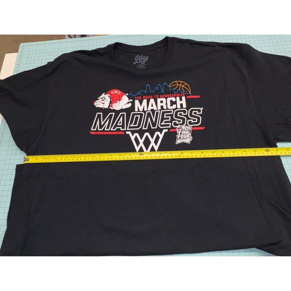 2019 NCAA March Madness Final Four GWU T-Shirt XXL Blue 84 “Road to Minneapolis” - Picture 3 of 10